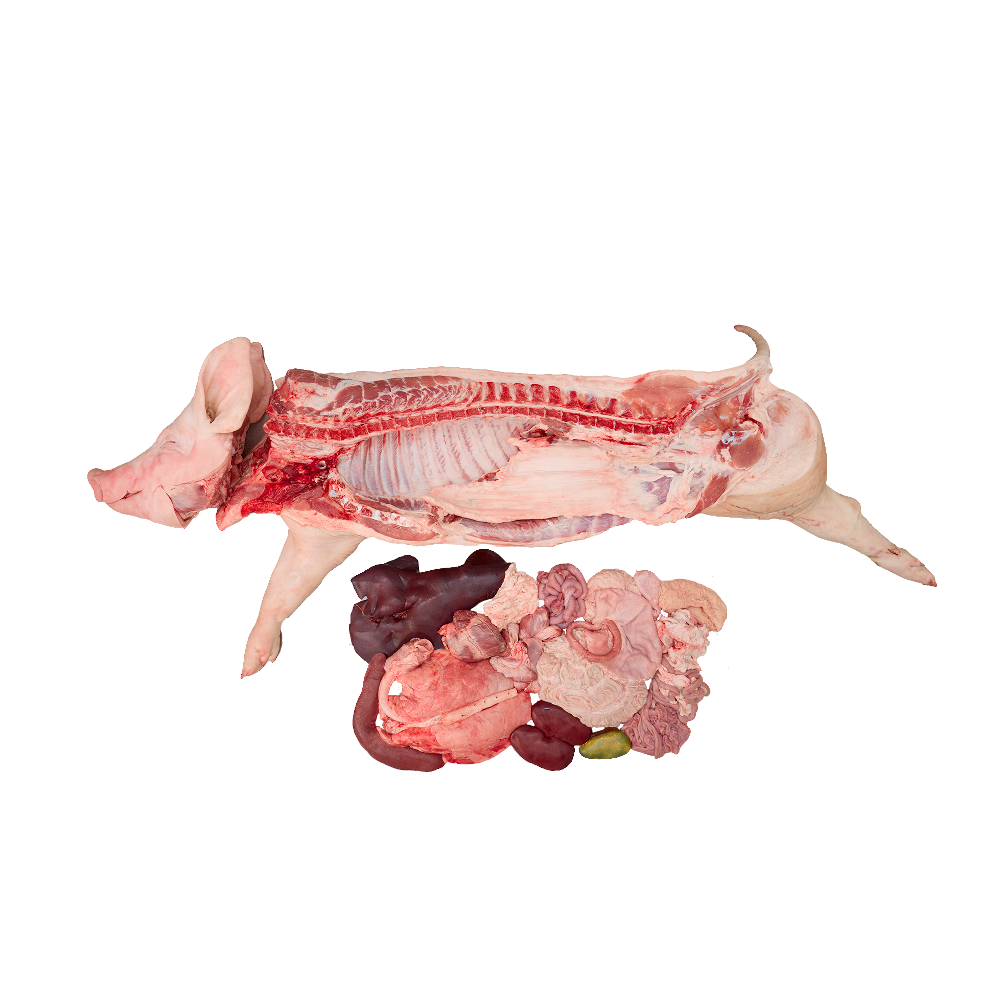 หมูซีก หัว เครื่องใน